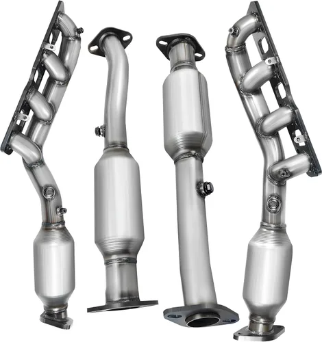 Vista 17 de JT Convertidor catalítico compatible con Nissan Frontier/Xterra 2002 2003 2004 3.3L V6 2 piezas (compatible con EPA)
