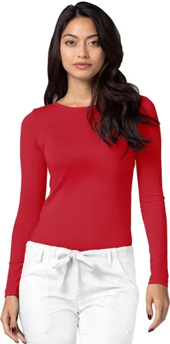 Vista 2 de Adar Underscrubs - Camiseta de manga larga para mujer, 2