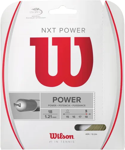Vista 13 de Cuerda de tenis Wilson NXT - Juego y carrete de 200 m