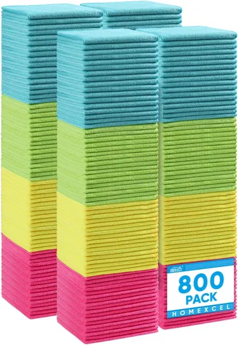 Vista 33 de HOMEXCEL Paño de limpieza de microfibra, toallas de microfibra de alta calidad para automóviles, sin pelusas, sin arañazos, altamente absorbente