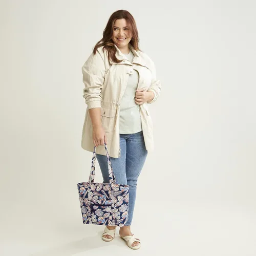 Vista 5 de Bolso tote Vera pequeño para mujer, algodón