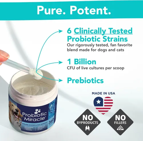 Vista 3 de Probiotic milagro perro Probiotics para perros (hasta 360 porciones)