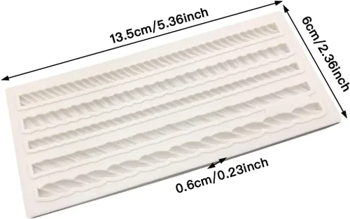 Vista 2 de Molde de textura de arcilla - Moldes de arcilla polimérica para fabricación y decoración de joyas