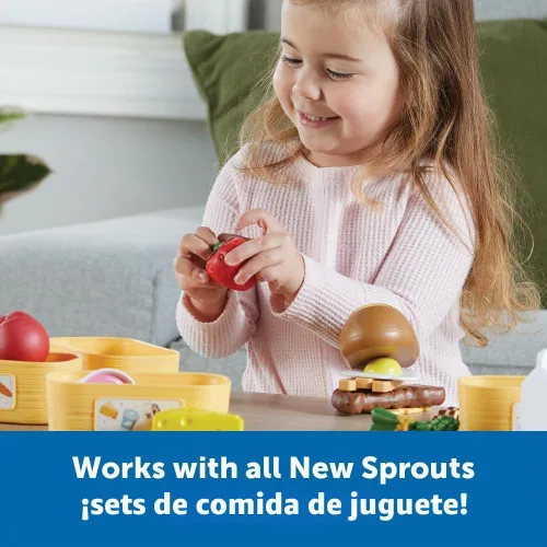 Vista 5 de Learning Resources Nuevos brotes Pick 'n' Ordenar grupos de alimentos