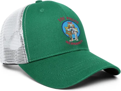 Vista 3 de EDUMOFI Gorro de béisbol ajustable de malla para papá, gorra de béisbol