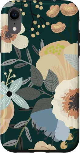 Vista 8 de Funda para iPhone 14 con diseño floral botánico de flores silvestres (bosque)