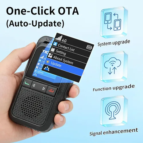 Vista 7 de TIDRADIO TD-G100 Rapid Unlimited Range 4G LTE PoC Walkie Talkies de largo alcance con tarjetas SIM, radios bidireccionales de 5000 millas a nivel
