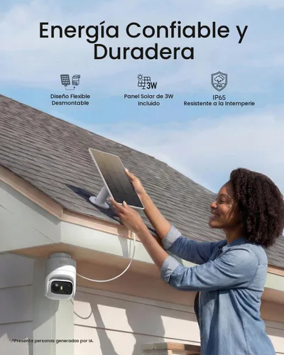 Vista 5 de eufy Security eufyCam C37, cámaras solares inalámbricas para exteriores