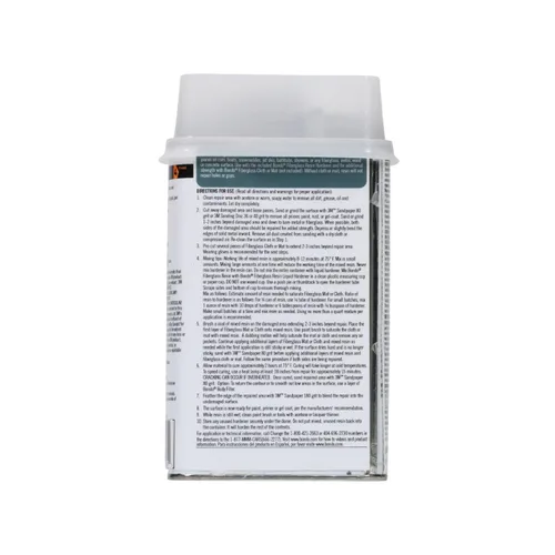Vista 3 de 3M Bondo Fiberglass Resin, 0.9 Pint Each, 3 Pack 2 Stage 2 Repair Kit, 0.9 Pint Each, 3 sets, Model 401