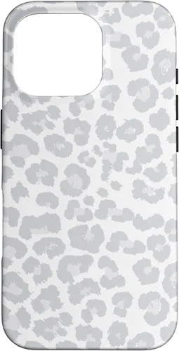 Vista 20 de Blanco Gris Guepardo Estampado De Leopardo Animal Skin Lindo Moda Caso Para iPhone 17