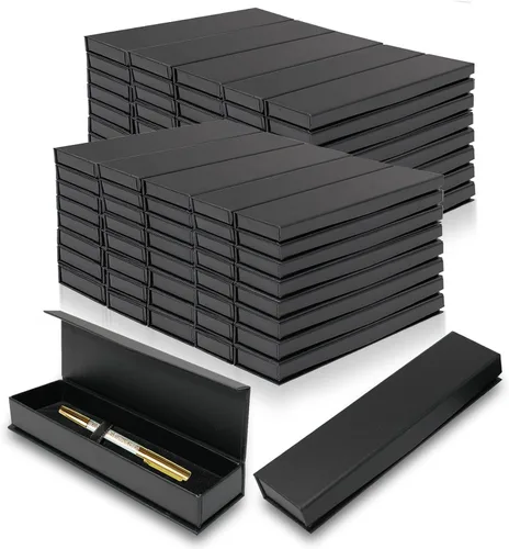 Vista 8 de Olutacot 21 Piezas Cajas de Regalo para Bolígrafos Vacías Caja de Regalo para Bolígrafo Negro con Cojín Caja de Exhibición para Bolígrafos y Joyas