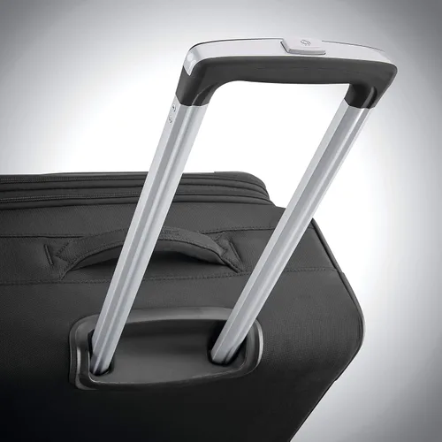 Vista 4 de Samsonite Ascella X Softside - Equipaje expansible con ruedas giratorias, Negro