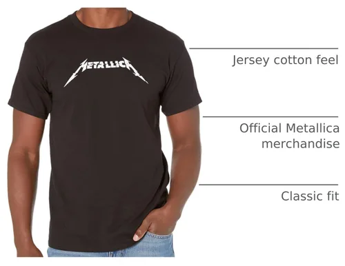 Vista 3 de Metallica de los hombres We 're So Fucked playera Black