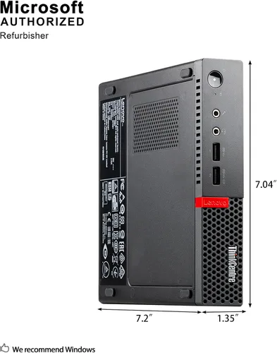 Vista 5 de Lenovo ThinkCentre M710q Tiny (Core i5-6500T 2.5GHz, 8GB DDR4, 512GB SSD, WiFi, Windows 10 Pro 64) (Renovado)