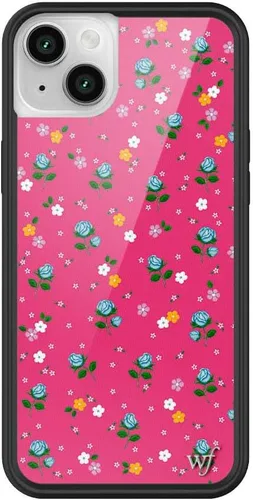 Vista 22 de Fundas Wildflower - Compatibles con Apple iPhone 14 Plus Parachoques protector negro, certificado de prueba de caída de 4 pies, propiedad