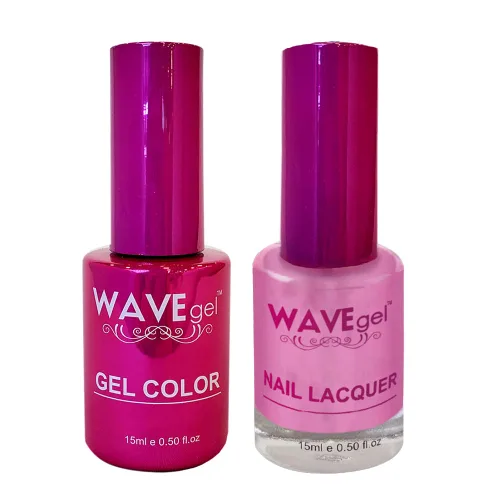 Vista 4 de WAVEGEL - Juego dúo de gel y esmalte de uñas a juego - Colección Princess - #001 Super Black I 0.5 onzas #001 Super Negro