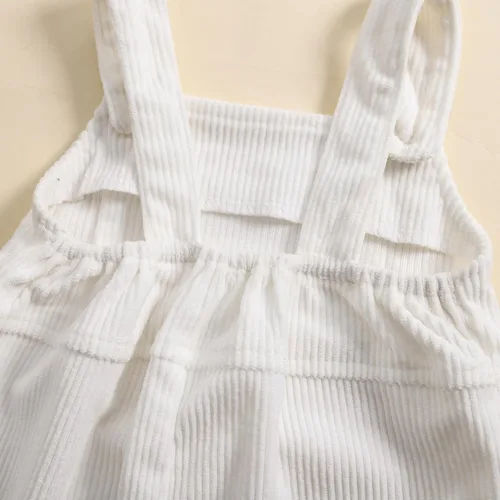 Vista 5 de ZAXARRA Overol para bebé con tirantes y tirantes para bebé, mameluco para niño pequeño