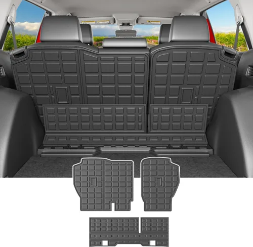 Vista 8 de powoq - Alfombrilla para maletero compatible con Honda CRV 2012-2016, revestimiento para cajuela TPE, alfombrilla de carga de repuesto para Honda