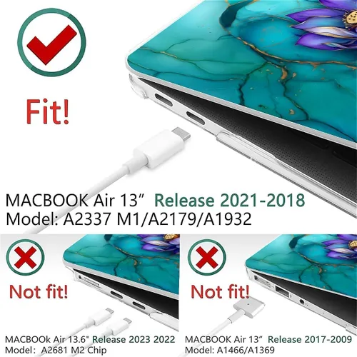 Vista 42 de Funda para computadora MacBook Pro de 13 pulgadas, modelo A1425/A1502, modelo A1425/A1502, diseño de primera calidad, funda rígida para laptop 3D 3D