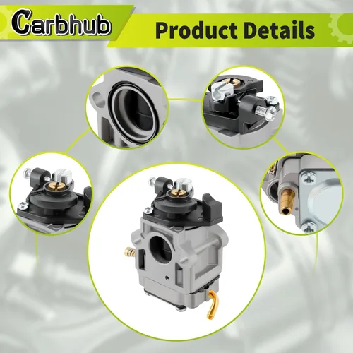 Vista 5 de Carbhub Carburador para Echo PB-770 PB-770H PB-770T Soplador de Mochila Reemplaza Walbro WYK-406 WYK-406-1 WYK-345-1 Echo A021001870 A021003940