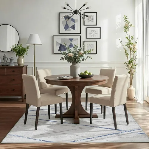 Vista 152 de jinchan Alfombra marroquí de pasillo 2x6 - Alfombra de pasillo lavable a máquina para cocina, alfombra moderna geométrica suave de pelo bajo