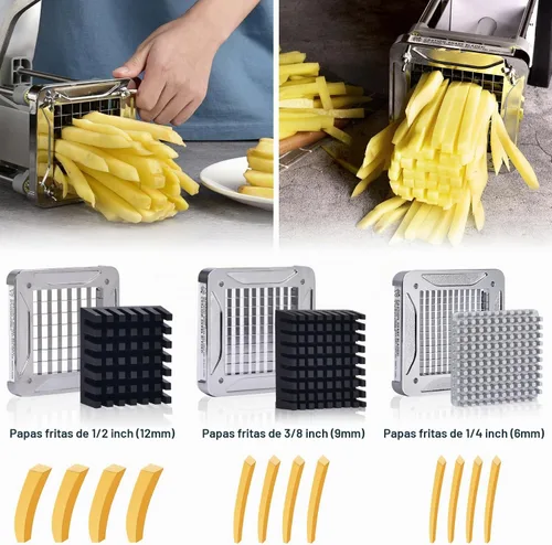Vista 5 de Sopito - Cortador de papas fritas de repuesto para V6, 1/4 pulgadas