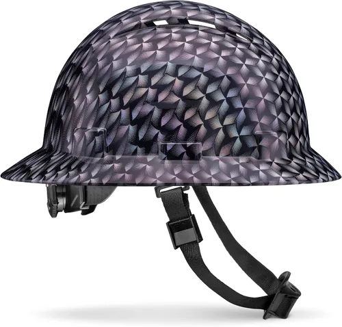 Vista 15 de Casco de ala completa actualizado, ventilado, acolchado, aprobado por la OSHA Tipo 1 Clase C para trabajos de construcción, cascos de construcción