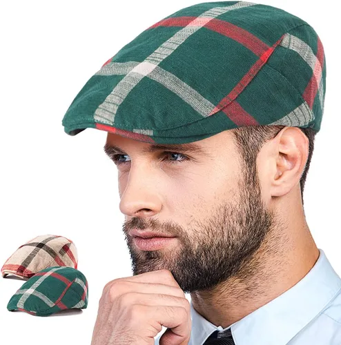 Vista 12 de LADYBRO Paquete de 2 gorras planas unisex para hombre y mujer, estilo casual de verano, ajustables