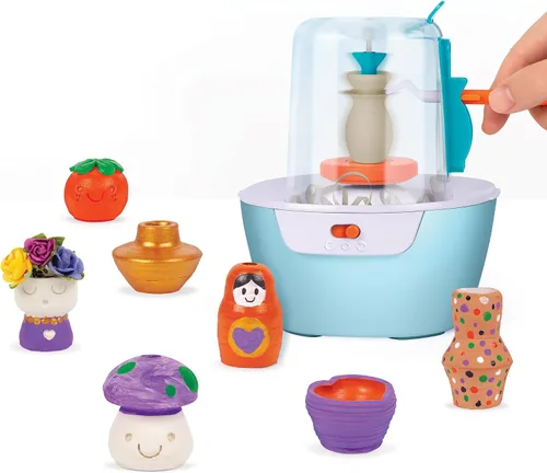 Vista 5 de Make It Real: Juego de estudio de cerámica mini deluxe - Kit de manualidades para esculpir todo en uno, para todos los niveles de habilidad