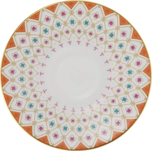 Vista 3 de Wedgwood Wonderlust Peony Diamond - Juego de taza de té y platillo