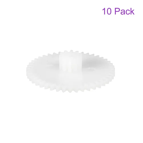 Vista 5 de DMiotech Paquete de 10 engranajes de plástico de 40 dientes, modelo 40102B, engranajes helicoidales de plástico para automóviles de bricolaje
