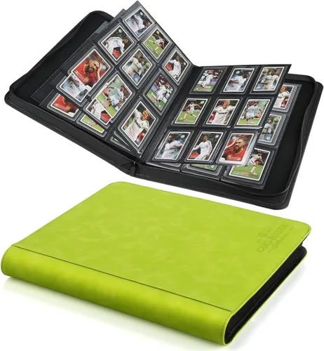 Vista 30 de Carpeta Toploader CARDBINDER, Estuches Duros Toploader, Fundas de 4 Bolsillos para hasta 128 Tarjetas. Carpeta de Tarjetas Toploader con Fundas