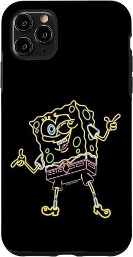 Vista 13 de Spongebob Squarepants Carcasa Neon Line Art para iPhone 17