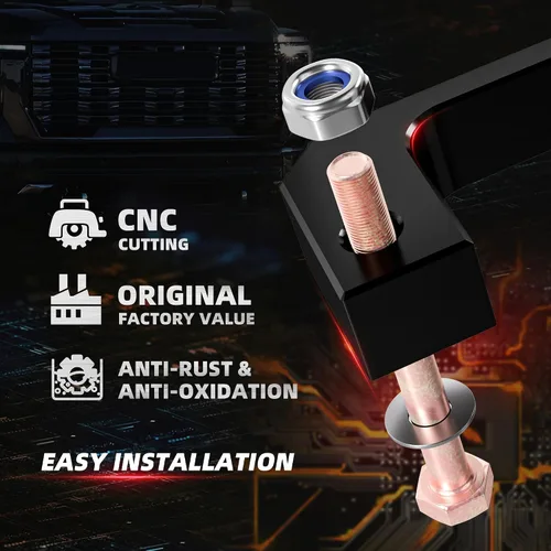 Vista 5 de Kits de elevación de nivelación de 1.5 pulgadas para modelos Chevy y GMC, Silverado 1500, Sierra, Suburban, Yukon XL, RWD/4WD, kit de reducción