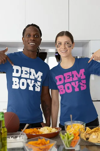 Vista 3 de Expression Tees Dem Boys Hot Pink Dallas - Body de una pieza y camiseta para niños pequeños