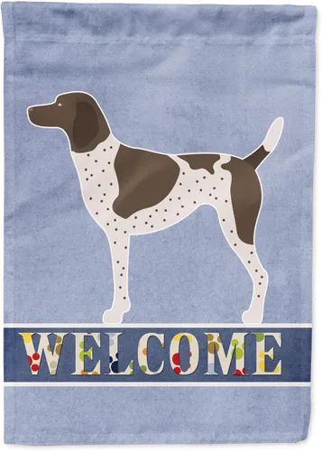 Vista 43 de Caroline's Treasures BB8334GF AIDI Bandera de jardín para perro de montaña del Atlas, bandera de buzón azul, bandera decorativa para patio exterior