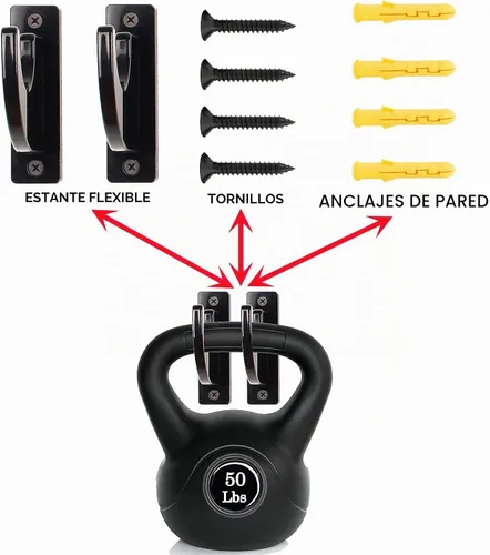 Vista 2 de Soporte de pared para sable de luz, paquete de 2 espadas Katana Samurai de acrílico negro, soporte de sable de luz para pared, pantalla horizontal