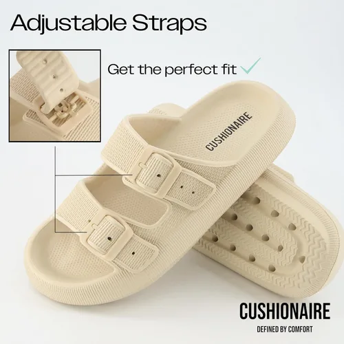 Vista 3 de CUSHIONAIRE Fame - Sandalia para mujer con +Comfort