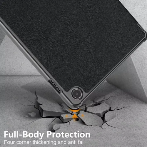 Vista 7 de Funda para tablet Amazon Fire Max 11 (13ª generación, lanzada en 2023) – Funda ligera con triple soporte, magnética, función de encendido y apagado