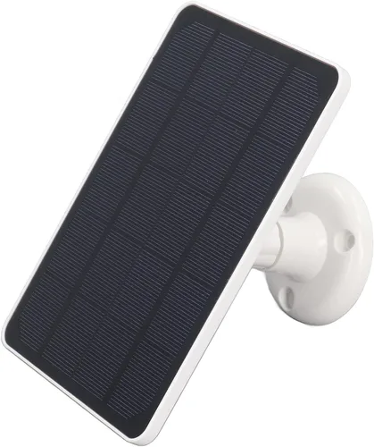 Vista 10 de Diydeg Panel solar de 4W 5V para cámara al aire libre, para cámara con interfaz micro USB, para cámara de reflector, energía solar para el sistema