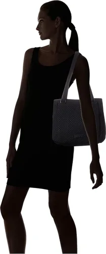 Vista 6 de Vera Bradley Bolso bandolera de microfibra con múltiples compartimentos para mujer