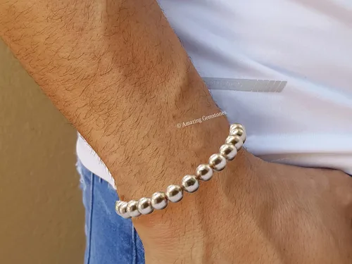 Vista 14 de Amazing Gemstone Crystal Bracelet for Women Men's Gifts - Protection Healing Crystal Bracelet - 8mm Gemstone Beaded Stretchable Bracelet Pulseras