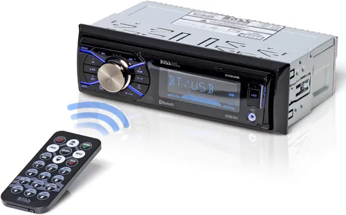 Vista 7 de Boss Audio Systems 611UAB - Estéreo multimedia para auto - Un solo Din, audio Bluetooth y llamadas manos libres, micrófono incorporado, reproductor