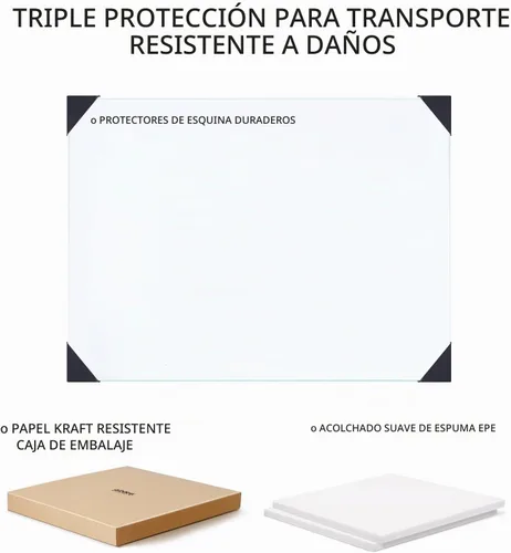 Vista 7 de Tabla de cortar de vidrio templado de 12 x 16 pulgadas, duradera, inastillable, resistente al calor, a prueba de arañazos, apta para lavavajillas
