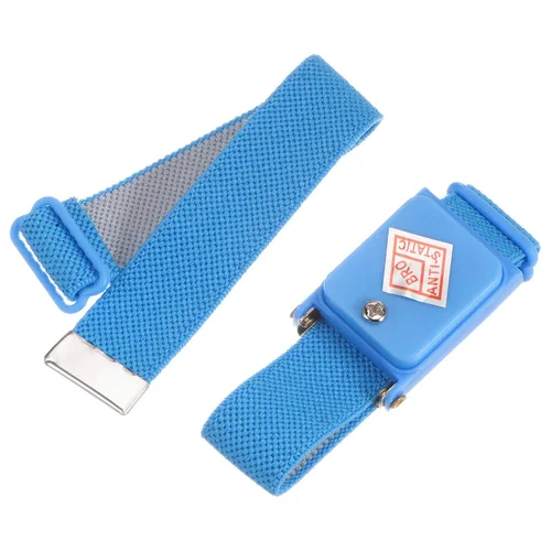 Vista 10 de MECCANIXITY Correa de muñeca antiestática, pulsera antiestática ESD ajustable inalámbrica con pulsera de repuesto para reparación de electrónica