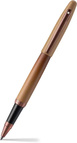 Vista 12 de Sheaffer VFM 9428 Coffee Edition - Pluma estilográfica marrón mate con adornos de PVD marrón real, tamaño mediano