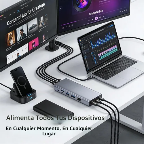 Vista 4 de Cable USB C a USB C, carga súper rápida de 100 W, 5 A, PD 3.0, paquete de 5 (6.6 pies), cable de carga trenzado tipo C para iPhone 17/16 Pro Max
