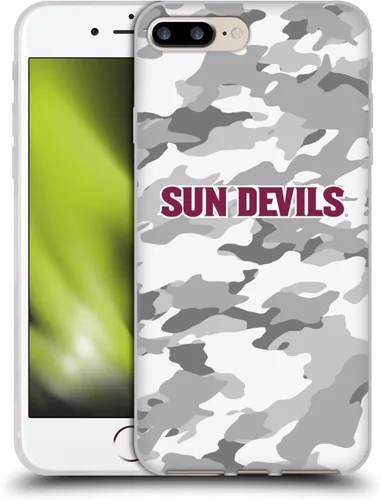 Vista 50 de Head Case Designs Funda de gel ASU Camou con licencia oficial de la Universidad Estatal de Arizona [protección de grado militar] compatible