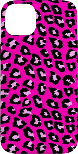 Vista 15 de McBling - Carcasa para iPhone 17, diseño de leopardo y guepardo rosa intenso