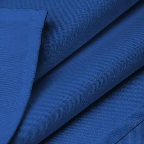 Vista 4 de Lann's Linens - Mantel rectangular de tela de poliéster de primera calidad para bodas, banquetes y restaurantes Azul real